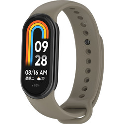 Techsuit Watchband W014 Λουράκι Σιλικόνης Grey (Xiaomi Smart Band 8 / 9 / 10)