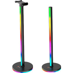 Meetion MT-BK200 Επιτραπέζια Βάση Ακουστικών Gaming με RGB Black