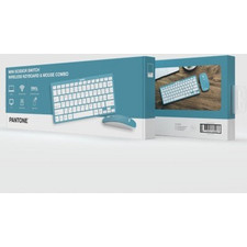 Celly Pantone Light Blue White Ασύρματο Σετ Πληκτρολόγιο & Ποντίκι