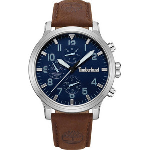 Timberland Driscoll Ανδρικό Ρολόι Χρονογράφος με Καφέ Δερμάτινο Λουράκι TDWGF0040702 Timberland Driscoll Ανδρικό Ρολόι Χρονογράφος με Καφέ Δερμάτινο Λουράκι TDWGF0040702