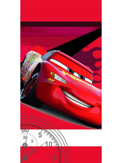 Borea Cars Παιδική Πετσέτα Θαλάσσης Microfiber Κόκκινη 70x140cm