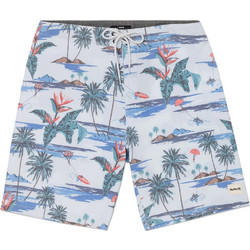Hurley Ανδρικό Μαγιό Σορτς με Σχέδιο Γαλάζιο MBS0011460-H413