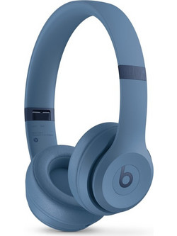 Beats Solo 4 Ασύρματα Bluetooth Ακουστικά Sports On Ear Γαλάζια