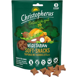 Christopherus Vegan Semi-Moist Snack Tapioca & Pumpkin 125gr