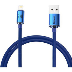 Baseus Crystal Shine Braided USB-A to Lightning Cable 20W 1.2m Blue CAJY000003