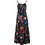 Superdry Midi Καλοκαιρινό Καθημερινό Φόρεμα Floral Μαύρο W8011675A-2JZ