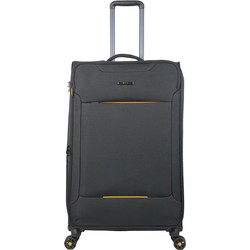 RCM RCM213-77 Βαλίτσα Μεγάλη 77x47x28cm με 4 Ρόδες Γκρι