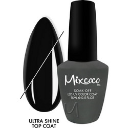 Mixcoco Ultra Shine Top Coat Ημιμόνιμο Βερνίκι Νυχιών 15ml