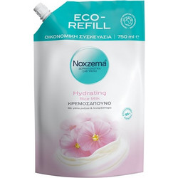 Noxzema Hydrating Rice Milk Κρεμοσάπουνο Refill 750ml