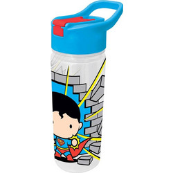 Graffiti Superman Παιδικό Παγούρι Πλαστικό Διαφανές 500ml