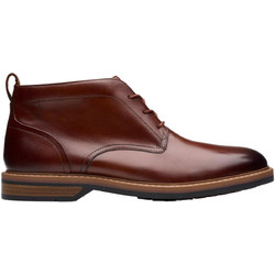 Clarks Aldwin Ανδρικά Μποτάκια Δερμάτινα Καφέ 26178425
