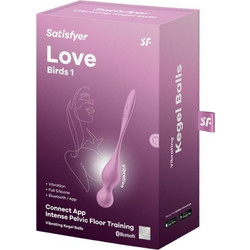 Satisfyer Love Birds Kegel Balls Δονητής για Ζευγάρια με App Control Ροζ