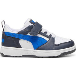 Puma Rebound V6 Παιδικά Sneakers Μπλε Γκρι 397419-16