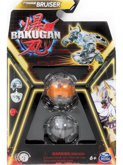 Spin Master Bakugan Titanium Bruiser Core Ball Φιγούρα Δράσης για 6+ Ετών