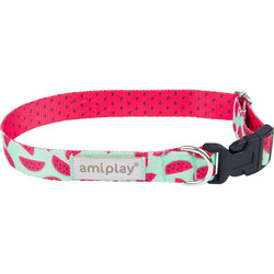 Amiplay Be Happy Κολάρο Σκύλου Φούξια 2x35-50cm