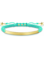Thomas Sabo Γυναικείο Βραχιόλι Μακραμέ από Κορδόνι & Ασήμι A006-084-81