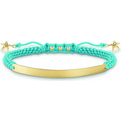 Thomas Sabo Γυναικείο Βραχιόλι Μακραμέ από Κορδόνι & Ασήμι A006-084-81
