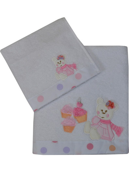 Bebe Stars Cupcake Σετ Βρεφικές Πετσέτες 2τμχ