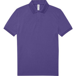 B&C Collection Ανδρική Μπλούζα Polo Κοντομάνικη Radiant Μωβ PU424