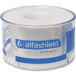 Alfashield Alfa Rolls Διάφανη Επιδεσμική Ταινία 2.5cm x 5m