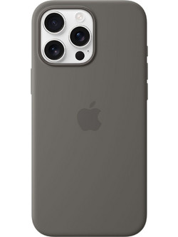 Apple Silicone MagSafe Back Cover Stone Grey (iPhone 16 Pro Max)