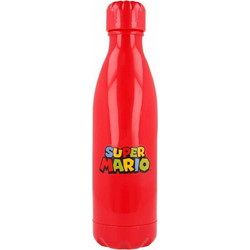 Stor Super Mario Παιδικό Παγούρι Πλαστικό BPA Free Κόκκινο 600ml