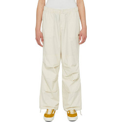Dickies Ψηλόμεσο Υφασμάτινο Γυναικείο Παντελόνι Loose Εφαρμογή Εκρού DK0A4YV4F90-F90