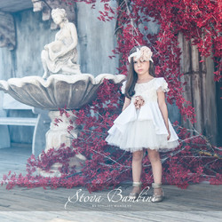 Stova Bambini Βαπτιστικό Φόρεμα 2τμχ AW24G15