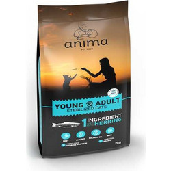 Anima Super Premium Cat Young & Adult Sterilised Herring 2kg