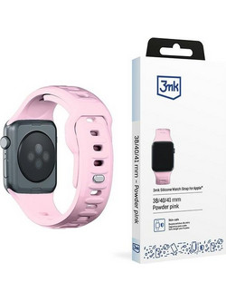 3mk Λουράκι Σιλικόνης Pink (Apple Watch 42 / 44 / 45 / 49mm)