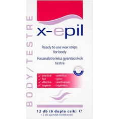 X-epil Ταινίες Αποτρίχωσης για Σώμα 12τμχ