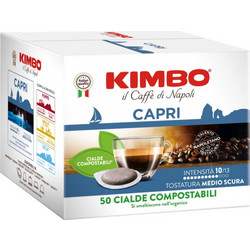 Kimbo Κάψουλες Espresso Capri Συμβατές με Μηχανή E.S.E Pod 50τμχ