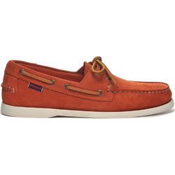 Sebago Portland Flesh Out Ανδρικά Μοκασίνια Boat Shoes Καστόρινα Καφέ L7111PTW-A6MR