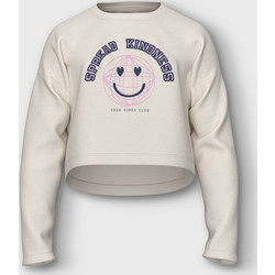 Name It Παιδικό Crop Top Μακρυμάνικο Εκρού 13225499