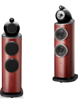 Bowers & Wilkins 803 D4 Ζεύγος Ηχείων Hi-Fi Δαπέδου 500W 3 Δρόμων Rosenut Satin