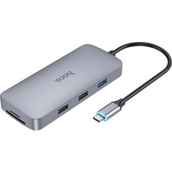 Hoco HB33 USB-C Docking Station με HDMI 4K PD Ethernet