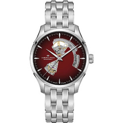 Hamilton Jazzmaster Ανδρικό Ρολόι Αυτόματο με Ασημί Μεταλλικό Μπρασελέ H32675170