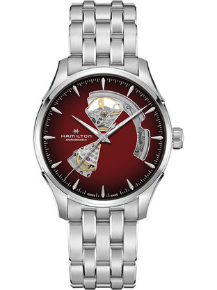 Hamilton Jazzmaster Ανδρικό Ρολόι Αυτόματο με Ασημί Μεταλλικό Μπρασελέ H32675170