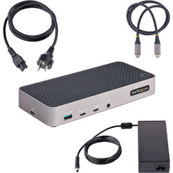 StarTech USB-C Docking Station με DisplayPort / HDMI 4K PD Ethernet και Σύνδεση 3 Oθονών
