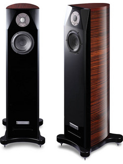 Usher Dancer Mini One Diamond Ζεύγος Ηχείων Hi-Fi Δαπέδου 2 Δρόμων High Gloss Macassar