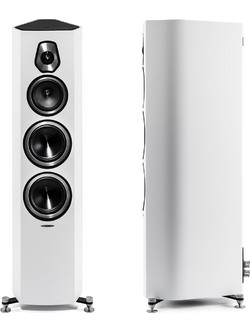 Sonus Faber Sonetto V Ζεύγος Ηχείων Hi-Fi Δαπέδου 300W 2 Δρόμων White