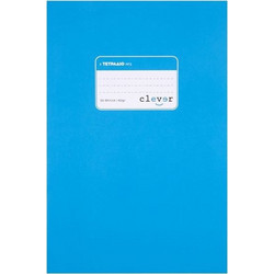 Clever Τετράδιο Ριγέ B5 50 Φύλλων Γαλάζιο 5205486219365