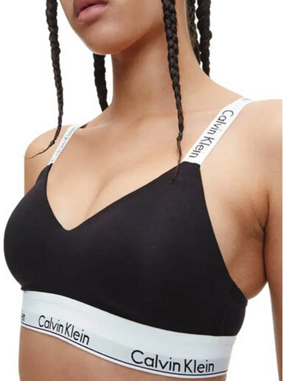 Calvin Klein Μπουστάκι χωρίς Μπανέλα Μαύρο 000QF7059E-UB1