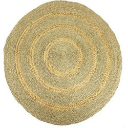 Home Deco Boho Rattan Χαλί Στρογγυλό Καλοκαιρινό Γιούτα 120cm 13907-2