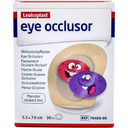 Leukoplast Οφθαλμικά Επιθέματα Μπεζ 76x55mm 30τμχ