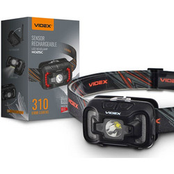 Videx XTE Επαναφορτιζόμενος Φακός Κεφαλής Εργασίας Led Αδιάβροχος IP65 310lm
