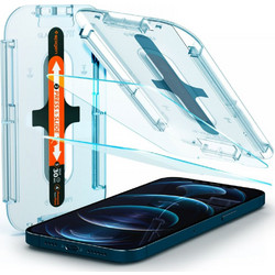 Spigen GLAS. TR EZ Fit Tempered Glass 2-pack Clear (iPhone 12 Pro Max)