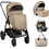KikkaBoo Modena Καρότσι Μωρού 3 σε 1 Beige