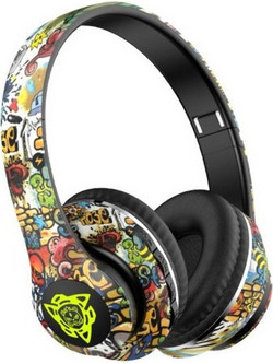 P35 Ασύρματα Bluetooth Ακουστικά Over Ear Χακί Πολύχρωμα