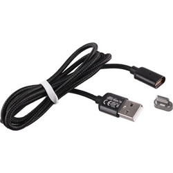 Volte-Tel VCD08 Braided Magnetic USB-A to Lightning Cable 1m Black 5205308228360